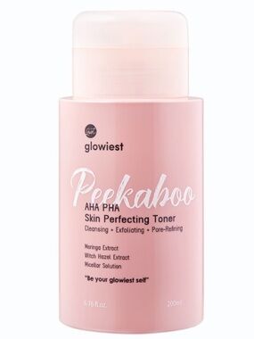 Glowiest Peekaboo AHA PHA Skin Perfecting Toner (200ml) BRAND NEW/SEALED